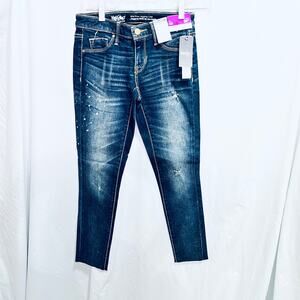 Mossimo Distressed Cropped Jegging Jeans New 00